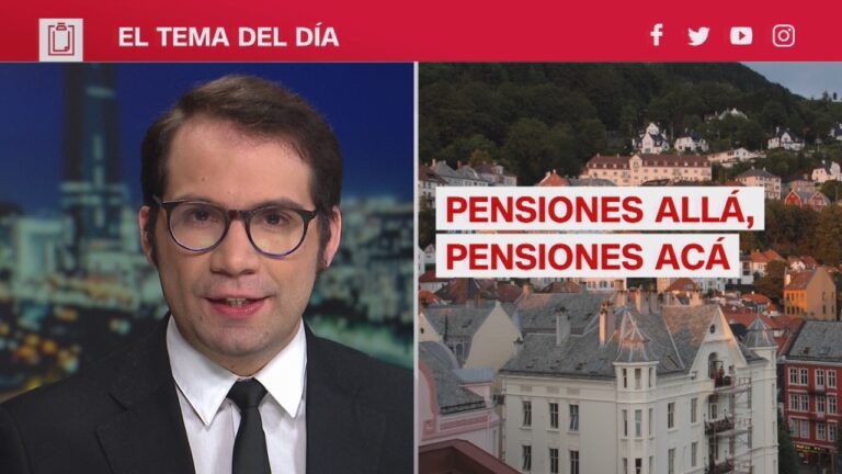 Pensiones allá, pensiones acá