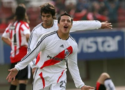 Alexis Sánchez celebró eufórico el triunfo de River en la Copa Libertadores
