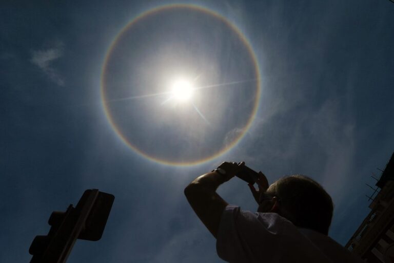 ¿Qué es un halo solar y por qué se produce?