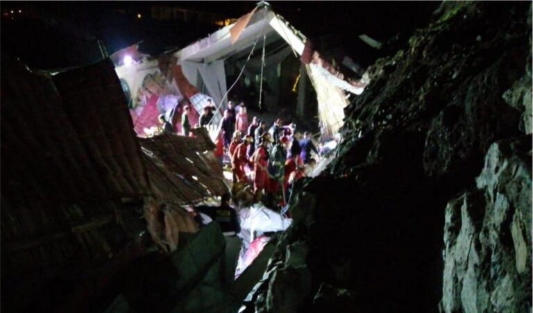 Colapso de pared y parte del techo de un hotel deja al menos 15 muertos y 29 heridos en Perú