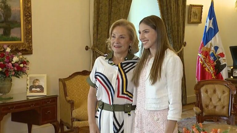 Esposa de Juan Guaidó fue recibida en La Moneda por Cecilia Morel: 
