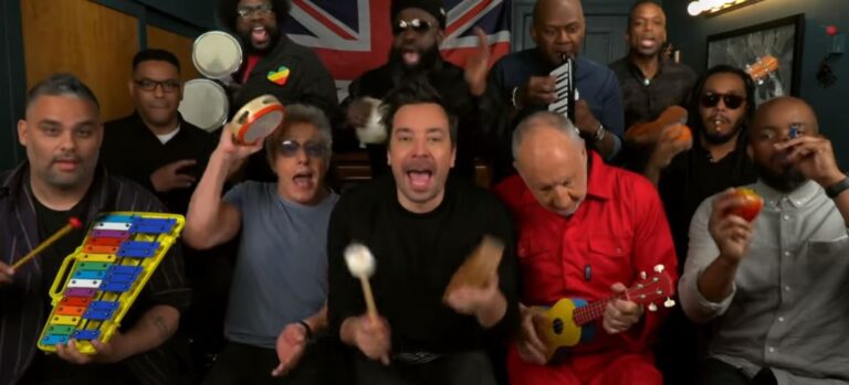 The Who intepreta uno de sus clásicos con instrumentos para niños en show de Jimmy Fallon