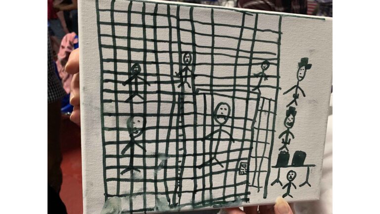 Con ojos de niño: Los dibujos de menores migrantes que fueron liberados de los centros de detención en EE.UU
