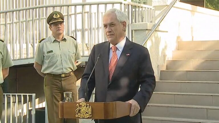 Sebastián Piñera por nueva Constitución: 