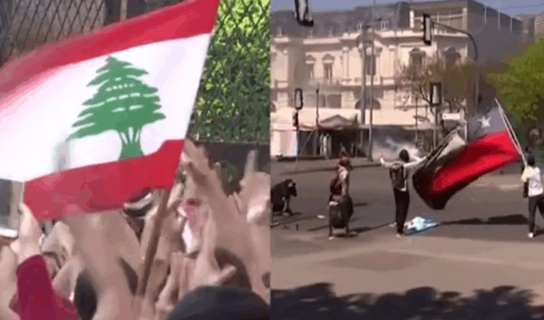 Las protestas en Chile y Líbano tienen algo en común: Todo comenzó con una gota que rebalsó el vaso