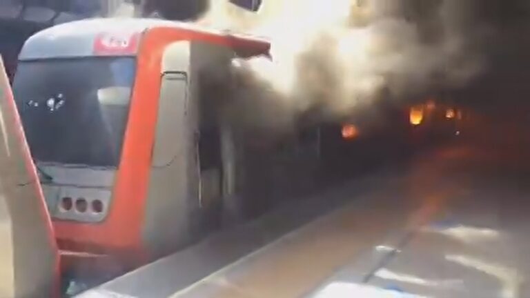 BIPE detuvo a joven por presunta responsabilidad en robo e incendio del Metro Del Sol