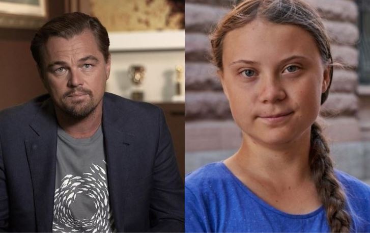 Finalmente se conocieron: Leonardo DiCaprio compartió imagen junto a Greta Thunberg