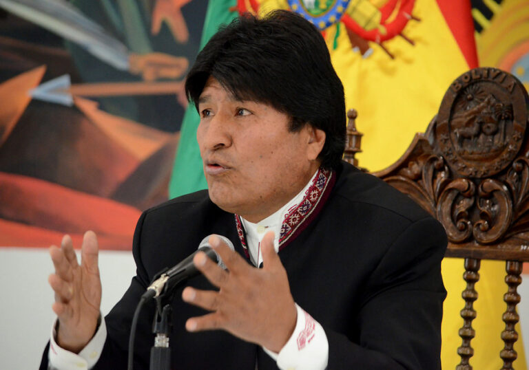 Evo Morales realiza 