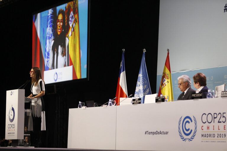 COP25 Chile-Madrid: Ministra Schmidt anunció la creación de la plataforma web 