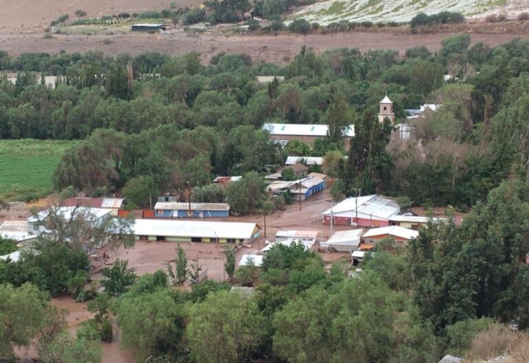 Onemi mantiene Alerta Amarilla: Lluvias provocaron aludes en la Región de Atacama