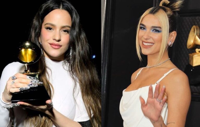 Duras críticas a Dua Lipa y Rosalía tras polémico video donde lanzan dinero a strippers