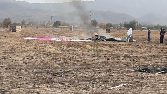 Avioneta cayó en el sector de Chacabuco y dejó a sus dos ocupantes fallecidos