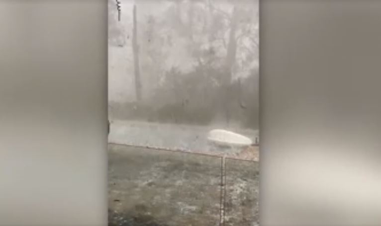 Ahora hay granizos en Australia: Registran violenta tormenta con piedras del porte de una pelota de golf