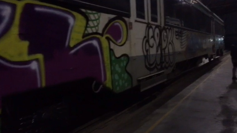 Seis detenidos por rayar vagones del Tren Central: Los daños superan los $30 millones