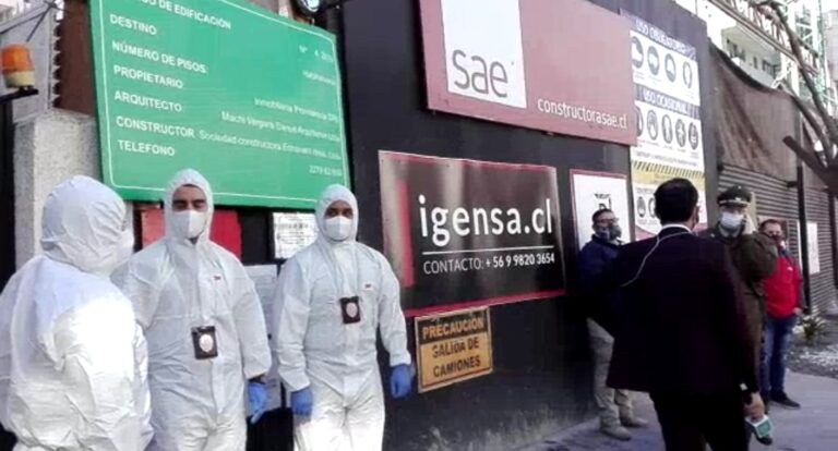 Seremi confirma 5 contagiados con COVID-19 en obra de Providencia: Hay 11 trabajadores en cuarentena preventiva