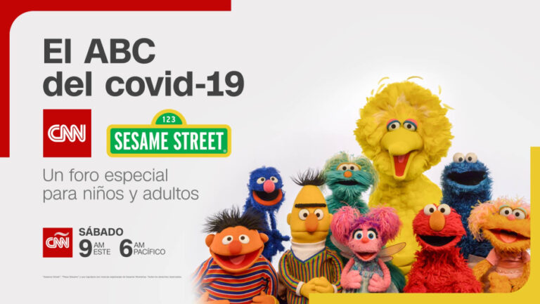 Un foro para padres e hijos: CNN y Sesame Street se unen para el ABC del COVID-19