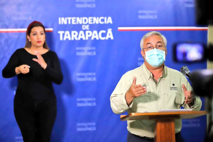 Intendente y seremi de Tarapacá retoman sus funciones tras dar negativo a COVID-19