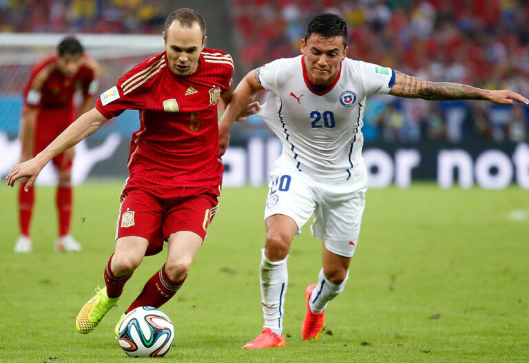 Andrés Iniesta recuerda la derrota ante Chile en Brasil: 