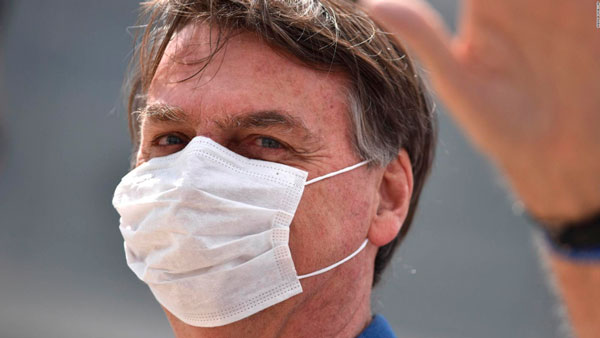 Bolsonaro dio negativo a cuarto test por coronavirus a casi tres semanas de ser contagiado