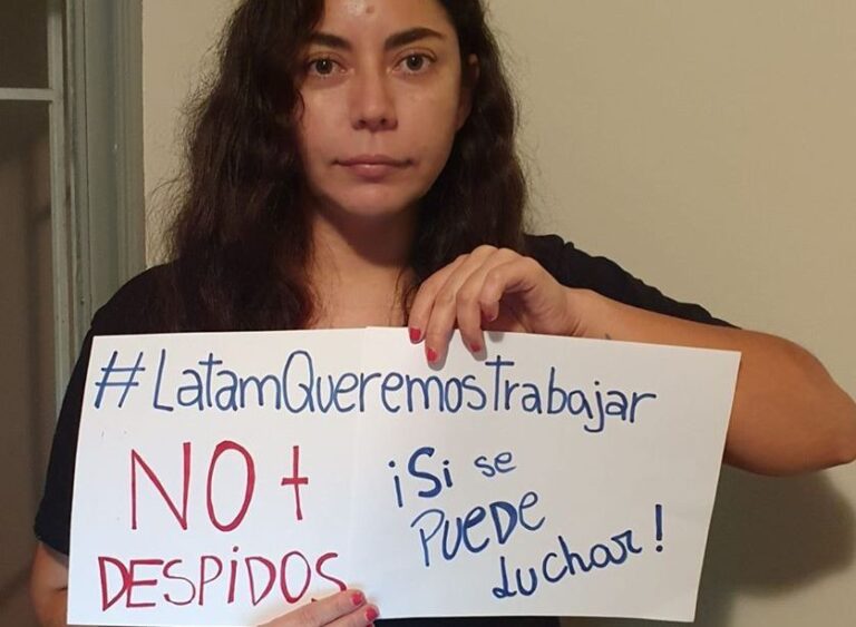 Despedidos por Latam piden respuestas a aerolínea: 