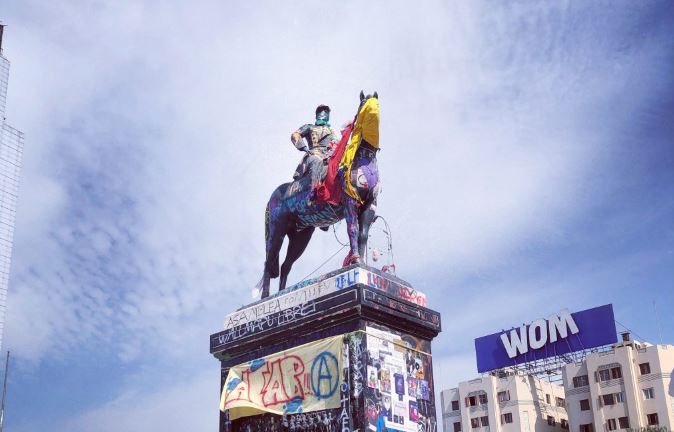 Protestas contra monumentos colonialistas: El otro estallido chileno que la pandemia dejó en pausa