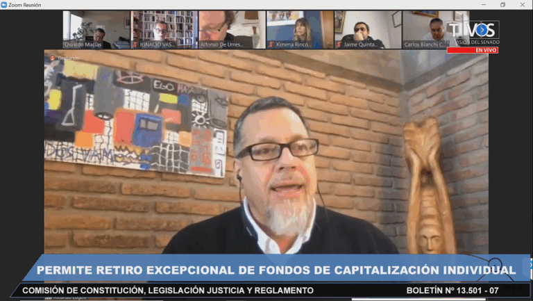 La explicación de Lagos Weber para no presentar indicación por retiro del 10% de las AFP