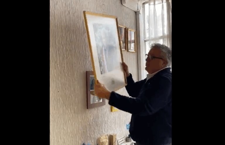 Alcalde de Rancagua sacó de su oficina la foto oficial del presidente: 