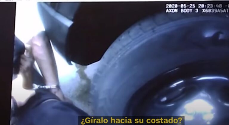 George Floyd: Revelan imágenes captadas por la cámara corporal de uno de los policías