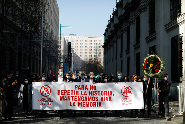 Distintas manifestaciones se registran en Santiago por conmemoración del Golpe Militar
