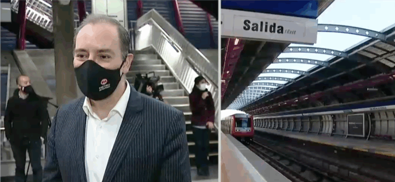 Metro reabre tres estaciones de la Línea 4: De Grange indica que sólo quedan dos pendientes