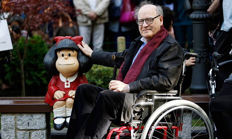 A los 88 años murió Quino, el creador de Mafalda