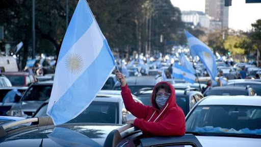 Argentina: Multitudinario banderazo en contra del gobierno de Alberto Fernández