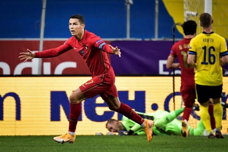 CR7 le dio el triunfo a Portugal y superó los 100 goles con su selección