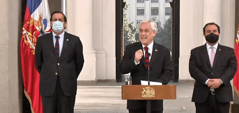 Piñera llama al Congreso a aprobar agenda de seguridad tras reunión por reforma a Carabineros