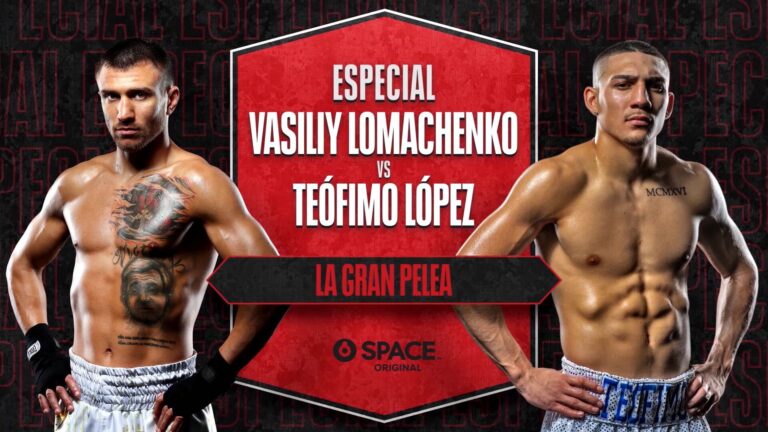 Combate SPACE: Este 15 de octubre comienza el especial dedicado a Lomachenko vs. López