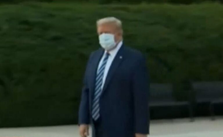 Trump recibió alta médica por COVID-19 y abandonó el hospital