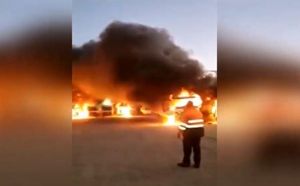 Al menos 15 camiones quemados dejó nuevo ataque en La Araucanía