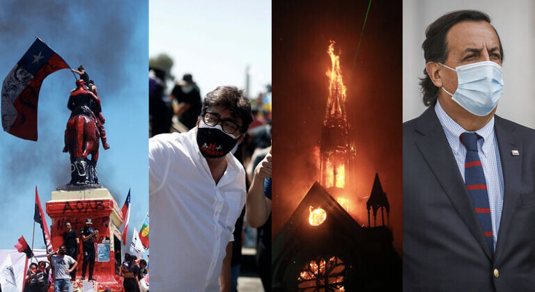 Resumen completo del aniversario del 18-O: De la protesta pacífica a la quema de iglesias