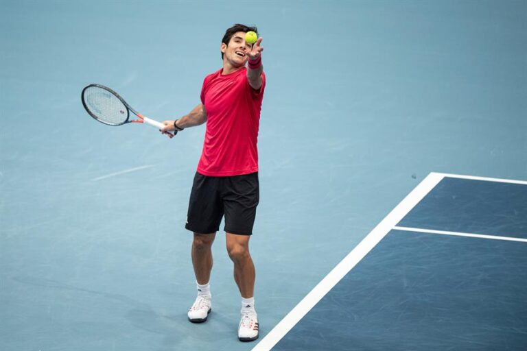 Cristian Garin no tuvo opción ante Thiem y fue derrotado en Viena