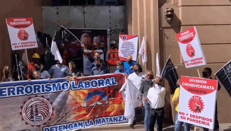 Trabajadores de Codelco denuncian despidos masivos: 