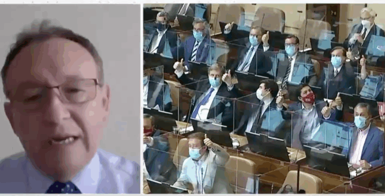 Senador José García reitera su rechazo al segundo retiro del 10%, pero reconoce que 