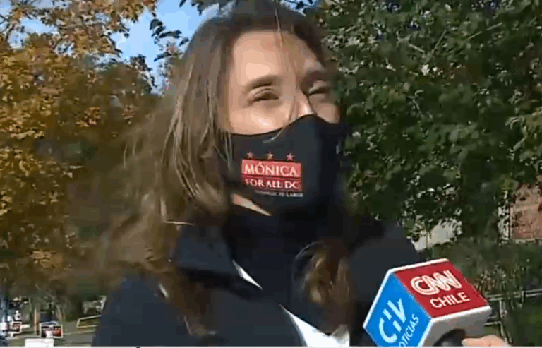 Mónica Palacios, la primera candidata hispana a concejal en Washington: 