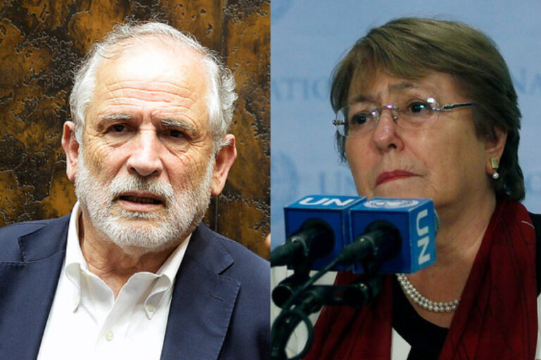 A Carlos Montes le encantaría ver a Michelle Bachelet ocupando un puesto en el Senado