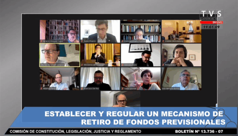 Segundo retiro del 10%: Así fue la primera sesión de la Comisión de Constitución del Senado