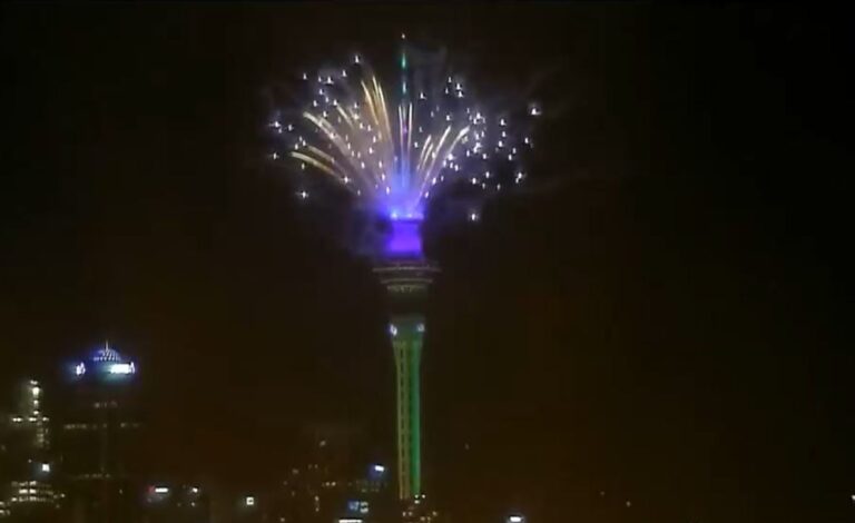 Nueva Zelandia ya celebra la llegada del 2021