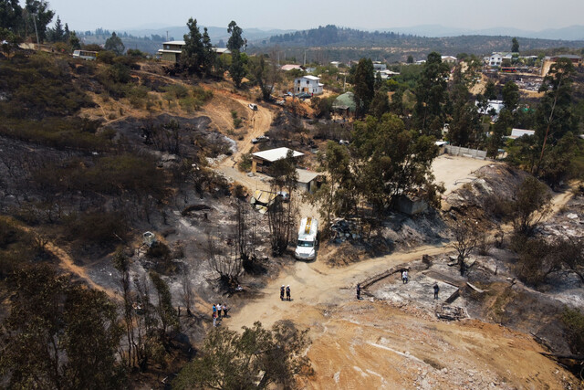 Más de 4 mil hectáreas quemadas: Autoridades descartan peligro en viviendas tras contención de incendio en Quilpué