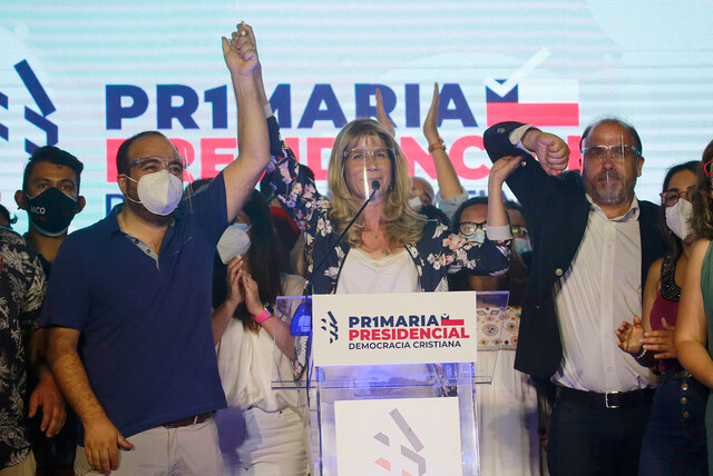 Ximena Rincón gana las primarias y será la candidata presidencial de la DC