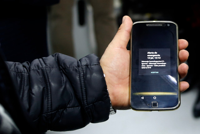 Onemi informa que prueba de alerta SAE fue 