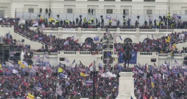 Mujer en estado crítico tras recibir disparo durante manifestaciones en el Capitolio