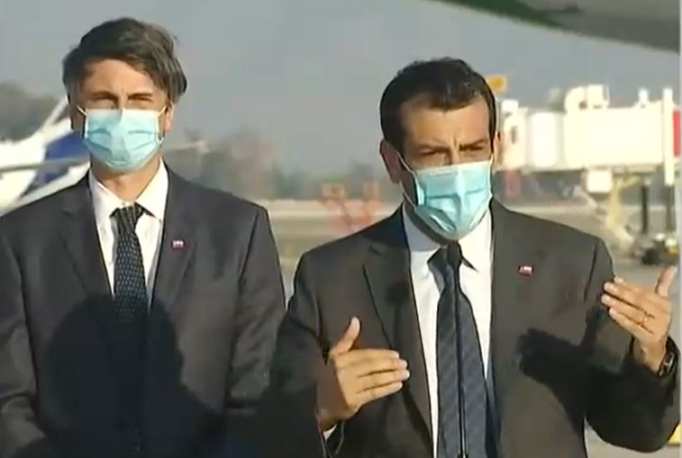 Casi 44 mil vacunas arribaron al país en el cuarto cargamento de Pfizer-BioNTech